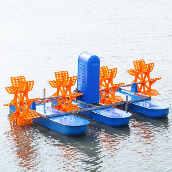Compact 2-Impeller Paddle Wheel Aerator (1 HP / 2 HP)